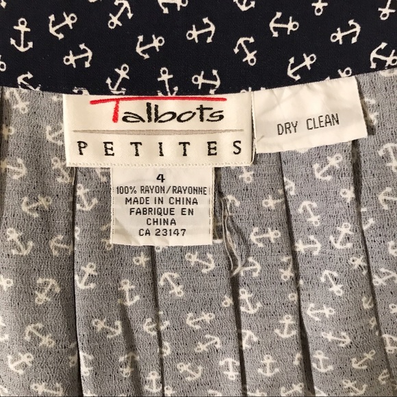 Vintage Rare Navy Dress 2 pc Matching Top & Skirt Nautical Theme - Picture 12 of 14